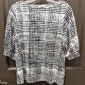 H&M Blouse in Black & White